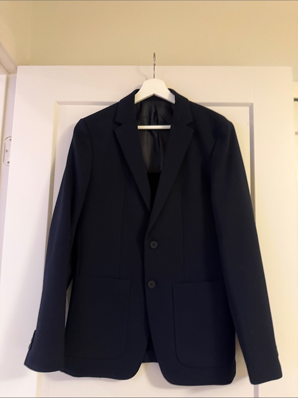 Theory Men’s Blue Seersucker Blazer